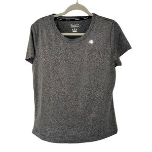 Gray Champion Athletic Top Workout Running Shirt Dri-fit Women’s Size Large Fit!